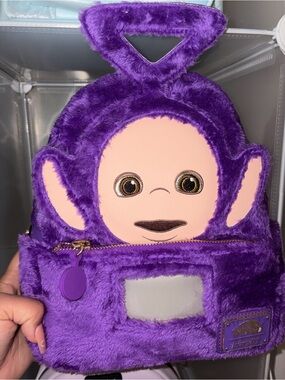 Loungefly Purple Plush Teletubby Backpack